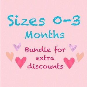 0-3 months and 3 months!